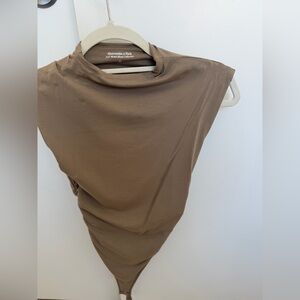 Abercrombie & Fitch Tan Modal-Blend Top